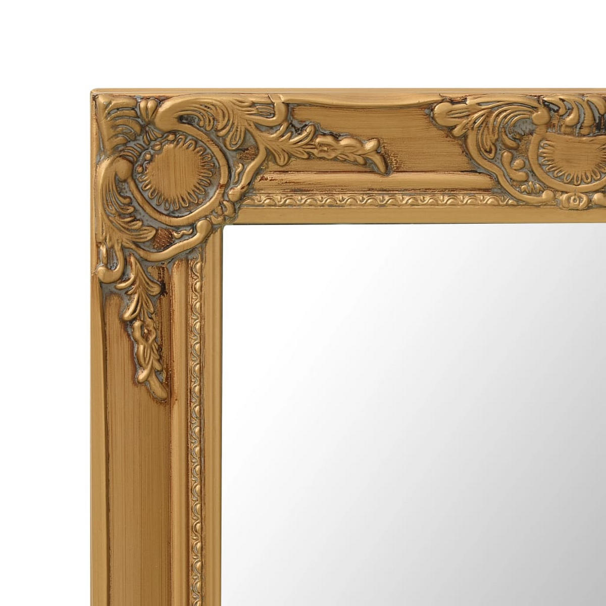WANDSPIEGEL im Barock-Stil 50x60 cm Golden - Goldfarben, Holz (50/2/60cm) - furnicato