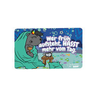 BRETTCHEN Grummeleinhorn Wer früh aufsteht Mehrfarbig 14,5 x 23,5 cm - Multicolor, Kunststoff (14.5/23.5cm) - United Labels