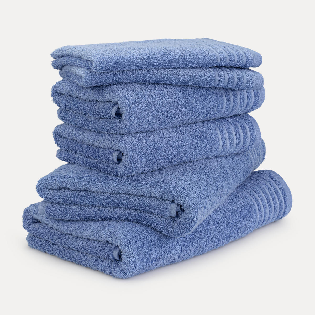 HANDTUCHSET NEW CLASSIC 6-TLG - Hellblau, Textil (50/100cm) - MÖVE