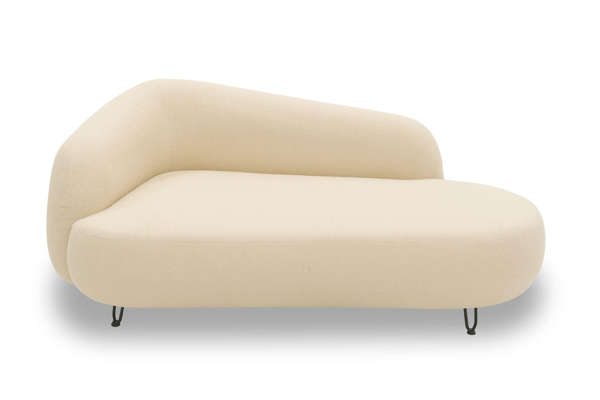 GARTENLOUNGE-SOFA 2-Sitzer Rechts Bratomila 177x79x105 Bezug in beige - Beige, Kunststoff (177/79/105cm) - 58aufmkessel