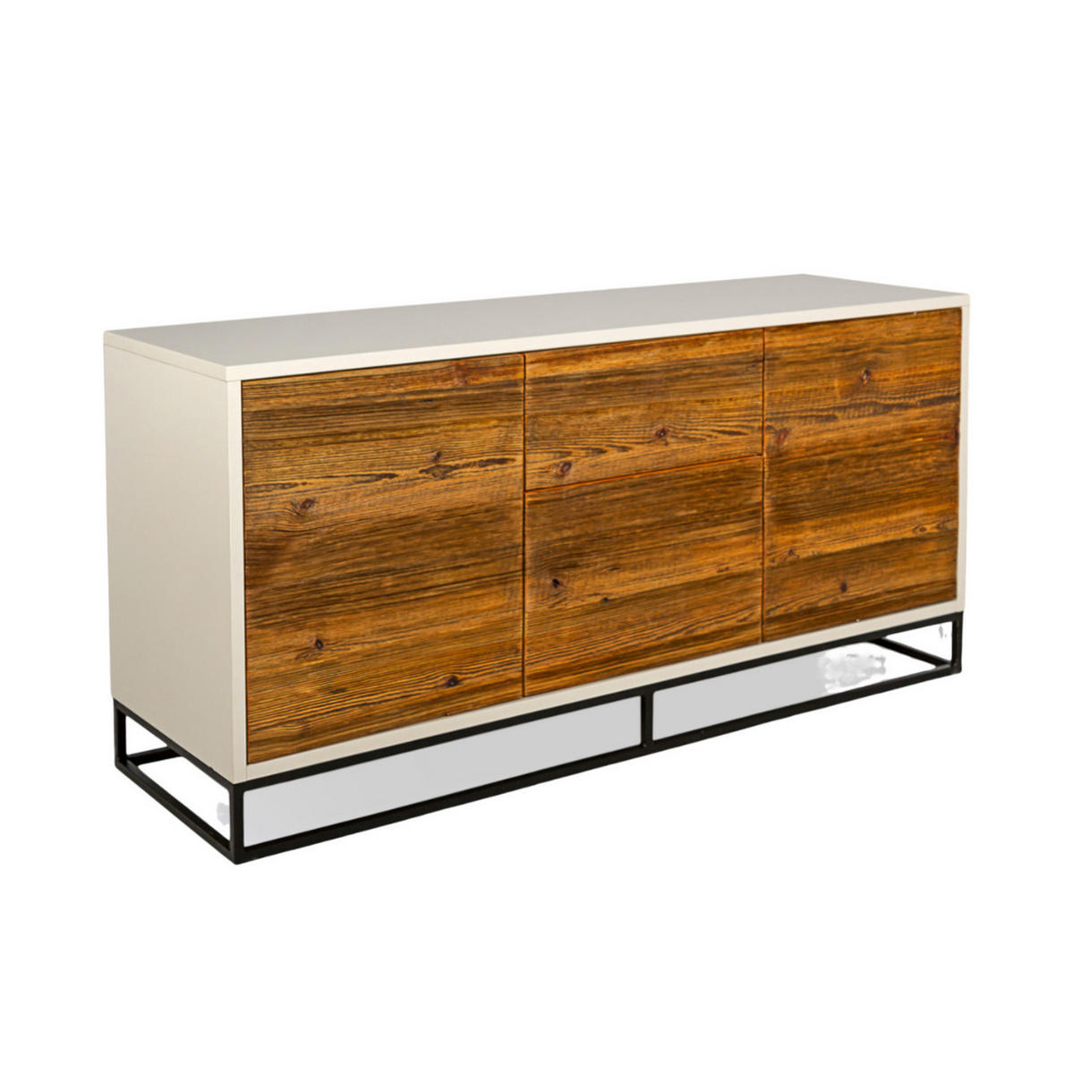 TV-SCHRANK/KOMMODE aus Massivholz für das Wohnzimmer ADEO - Eichefarben, Holz (130/60/40cm) - Rawood Furniture