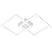 LED-DECKENLEUCHTE Mapes 46.1/46.1/5.8 cm - Weiß, Metall (46.1/46.1/5.8cm) - Nettlife