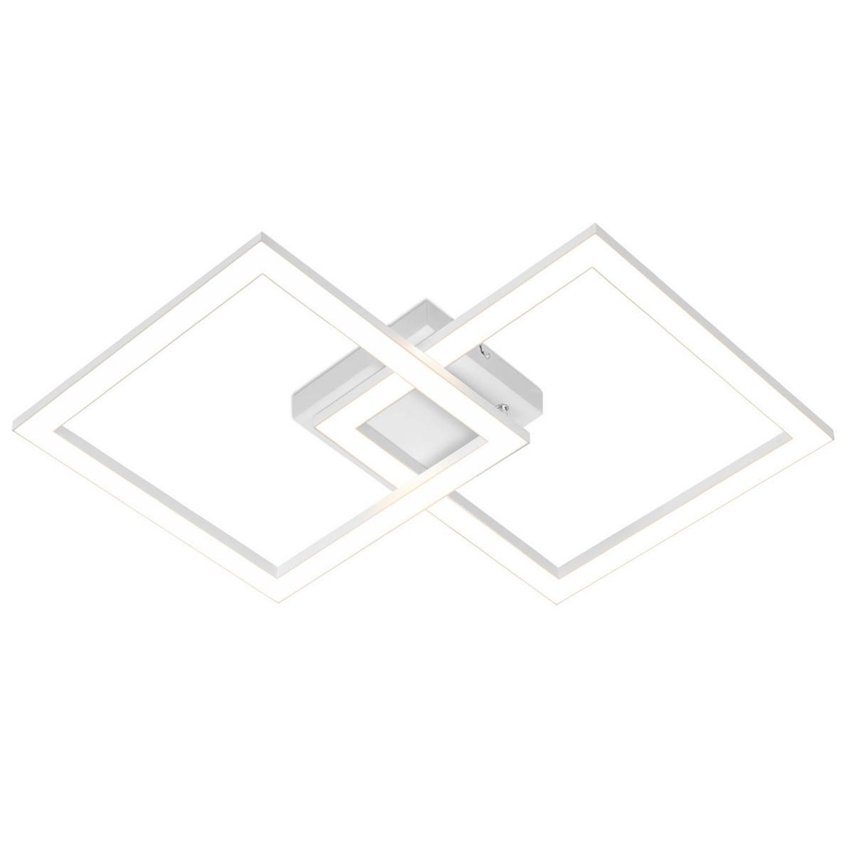 LED-DECKENLEUCHTE Mapes 46.1/46.1/5.8 cm - Weiß, Metall (46.1/46.1/5.8cm) - Nettlife