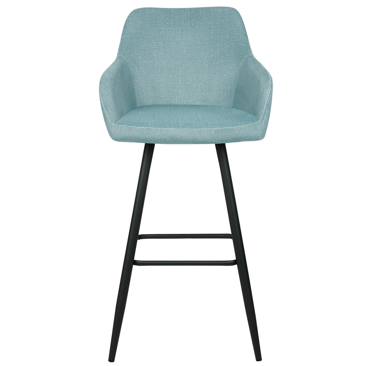 BÁRSZÉK 2 darabos Szett Bársony világoskék Casmalia - világoskék/fekete, textil (50/103/54cm) - Beliani