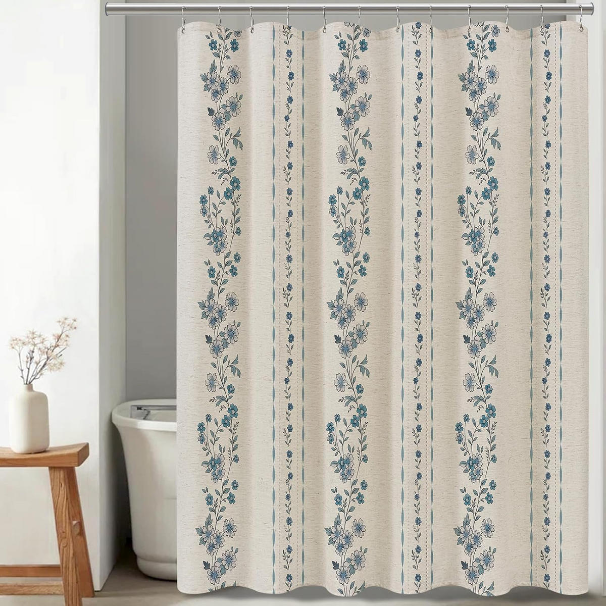 DUSCHVORHANG – 180 x 180 cm – Material: Polyester - Multicolor, Textil (180/180cm)