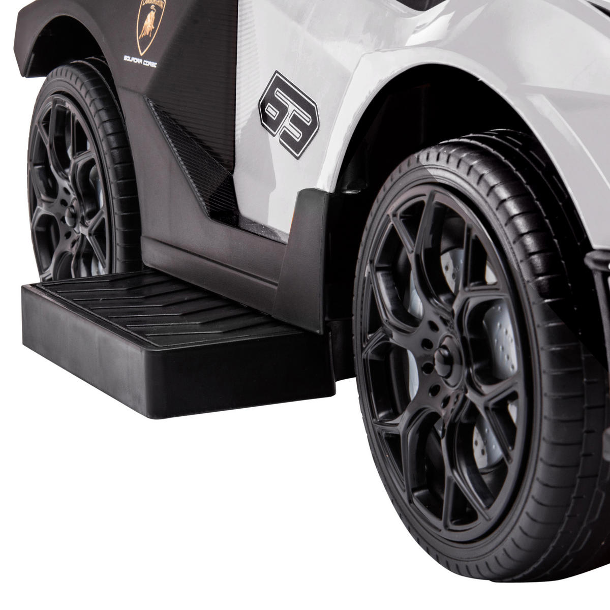 RUTSCHFAHRZEUG DE-16961 Lamborghini Essenza SCV12 mit Schiebegriff Weiß - Weiß, Kunststoff (86.5/40/89.5cm) - ComfortXL