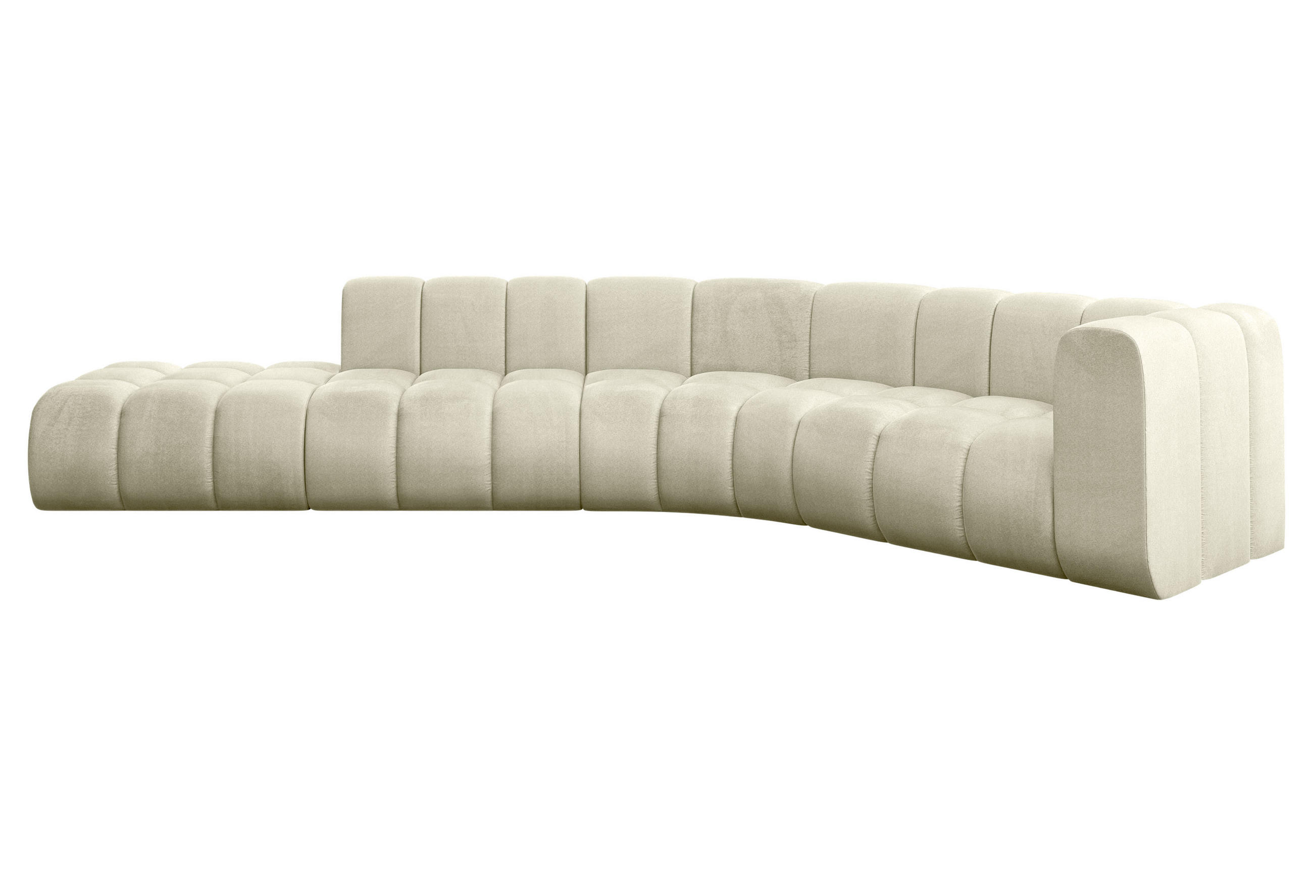 Altdecor Ecksofa Beige 399x194 cm