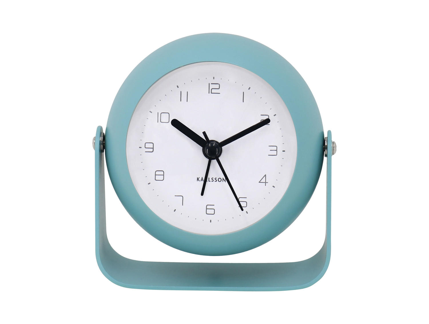 WECKER Bunky 9/9/13 cm - Blau, Metall (9/13/9cm) - Karlsson