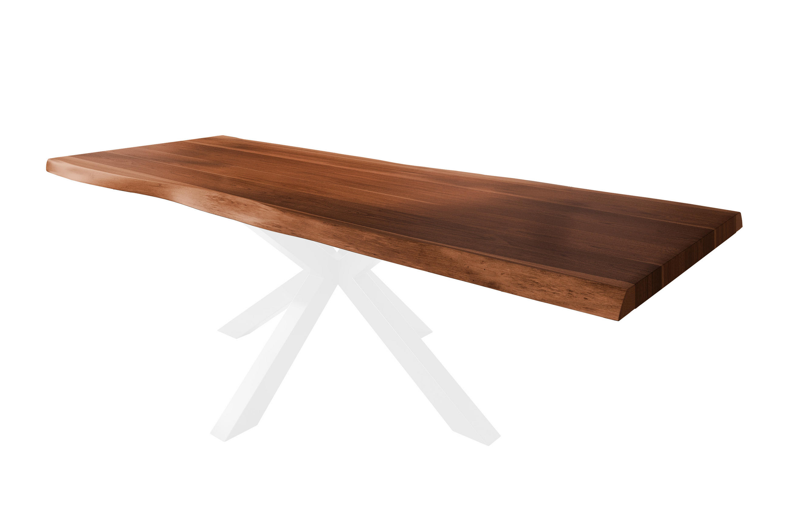 ESSTISCH TITAN - Braun/Weiß, Holz (110/280/79cm) - SAM