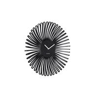 WANDUHR Polo Schwarz 48/7.8/48 cm - Schwarz, Metall (7.8/48/48cm) - Karlsson