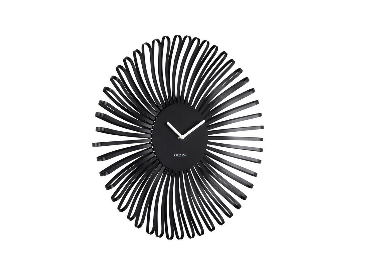 WANDUHR Polo Schwarz 48/7.8/48 cm - Schwarz, Metall (7.8/48/48cm) - Karlsson