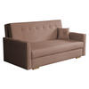 SCHLAFSOFA Viva Sonic IV - Schwarz/Braun, Holz/Textil (173/85/100cm) - MIRJAN24
