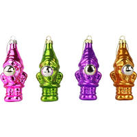 GLASSCHMUCK Zwerge 4-tlg. - Multicolor, Glas (5.3/10.8/4.8cm) - FURNARO