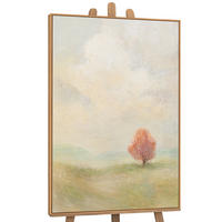 GEMÄLDE Warme Weite Schattenfugenrahmen Eichefarben 140x100 cm - Eichefarben, Holz (140/100cm) - YS-art gallery