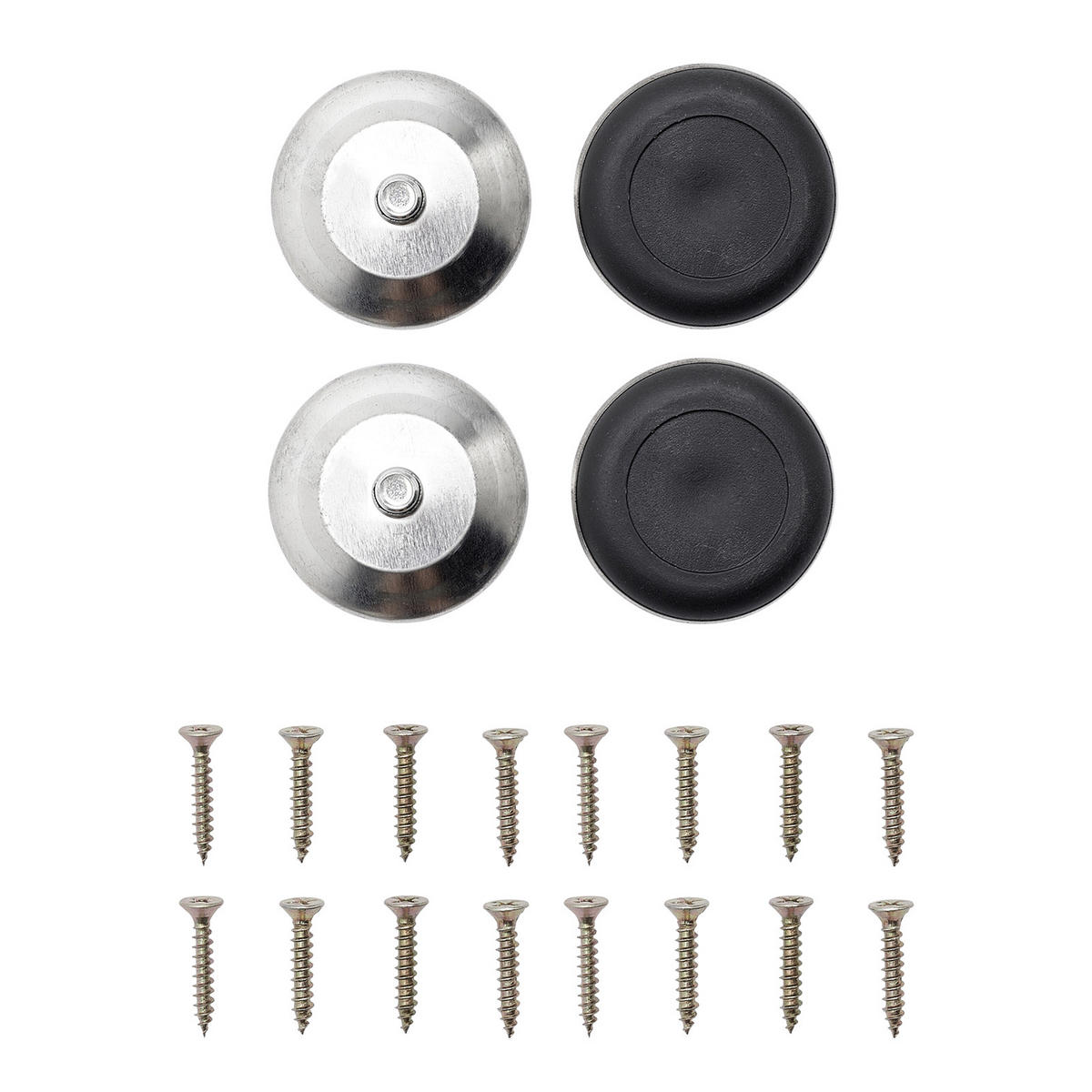 TISCHGESTELL-SET 2-TLG. Rechteckig Metall - Schwarz, Metall (35/40/7cm) - Livingandhome