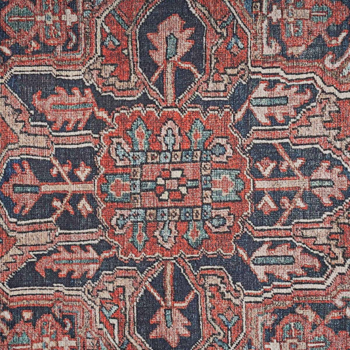FLACHWEBETEPPICH Savanna Rot - Rot, Textil (240/330cm) - Kukoon Rugs