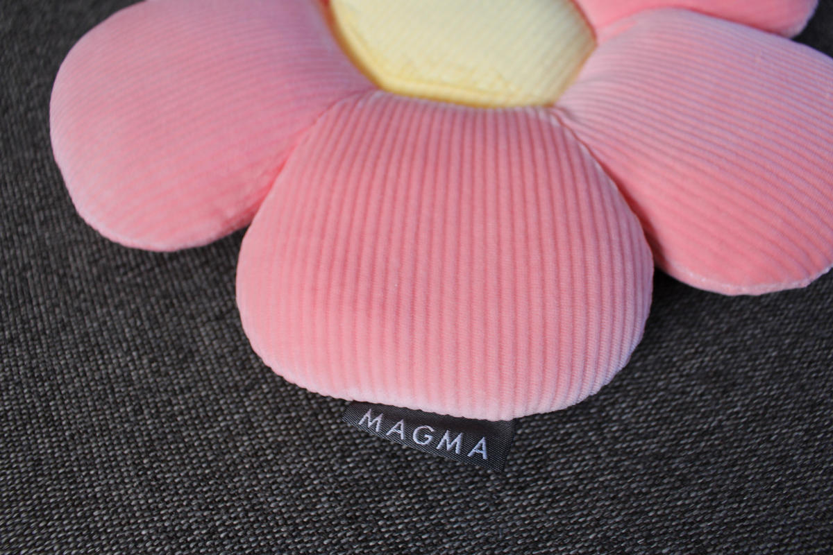 FORMKISSEN klein Blume MINNIE - Rosa, Textil (30cm) - Magma Heimtexx