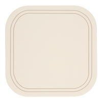 DEKORATIVES TISCHSET Ritero - Weiß, Kunststoff (33/33/1cm) - home&you