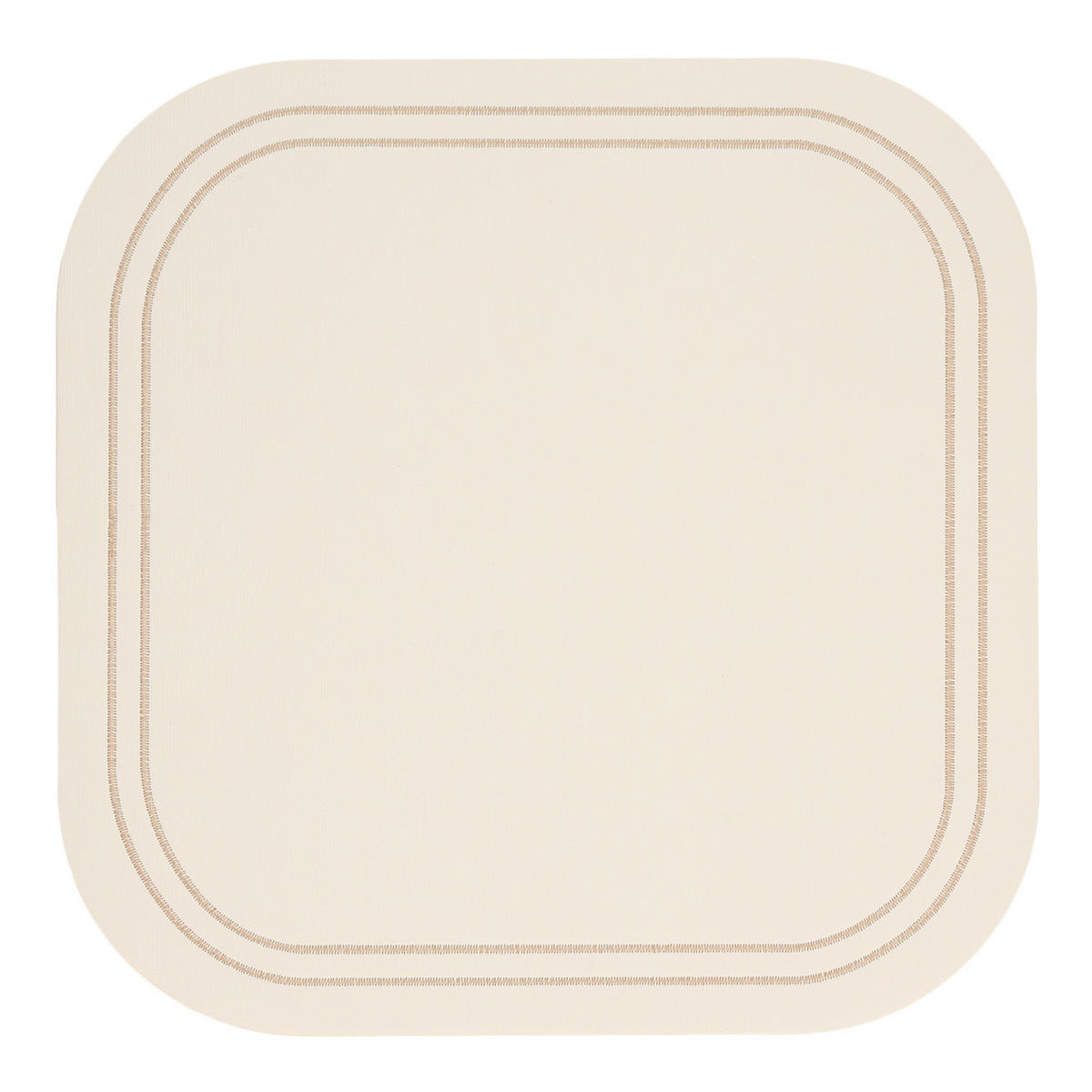 DEKORATIVES TISCHSET Ritero - Weiß, Kunststoff (33/33/1cm) - home&you