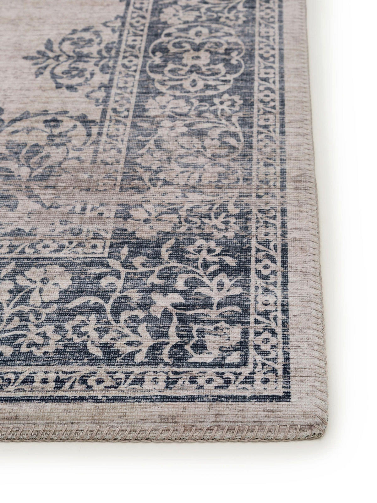 TEPPICH Laury Grau 80x150 cm - Grau, Textil (80/150cm) - benuta Pop