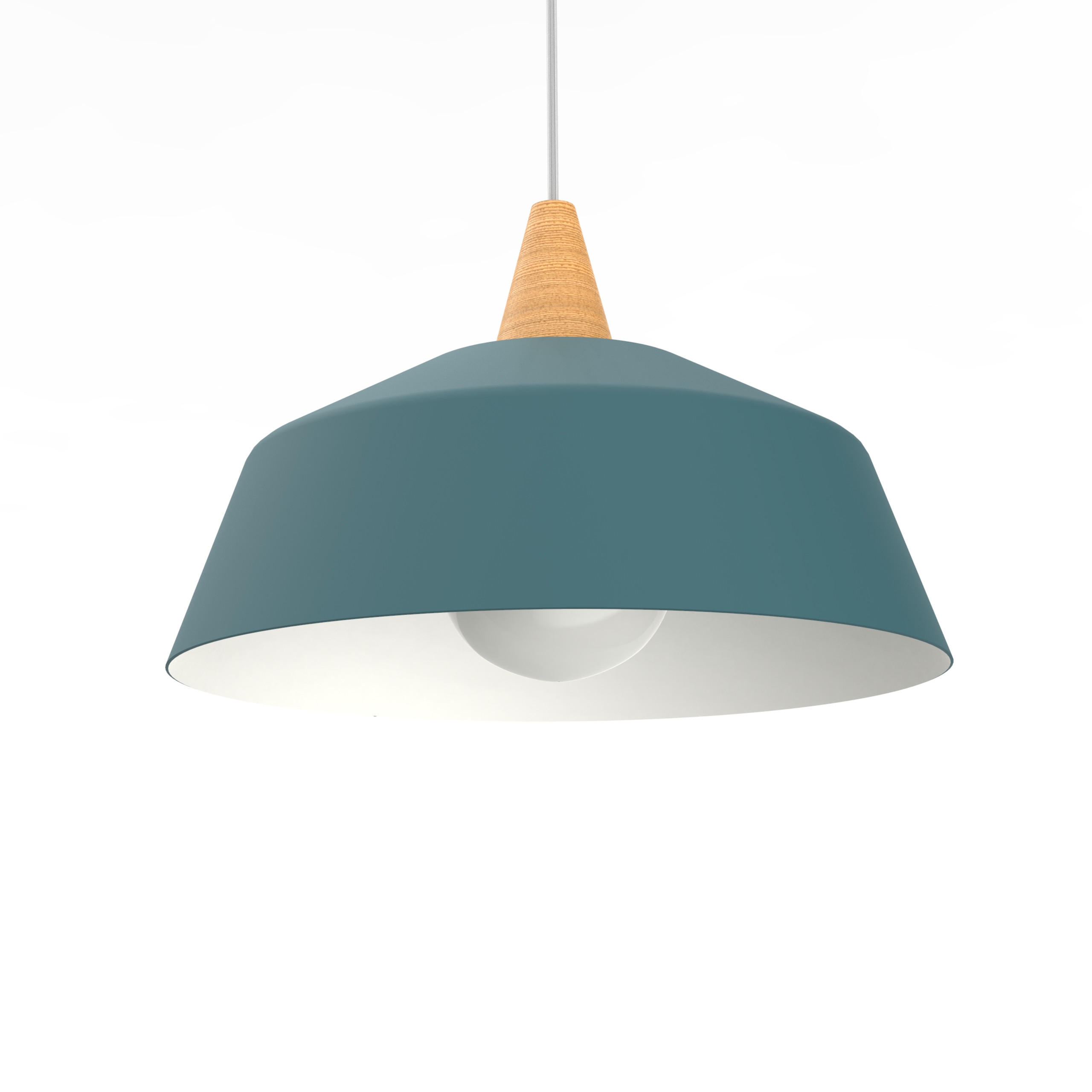 HÄNGELEUCHTE - Blau, Metall (35/35/13cm) - Lumicom