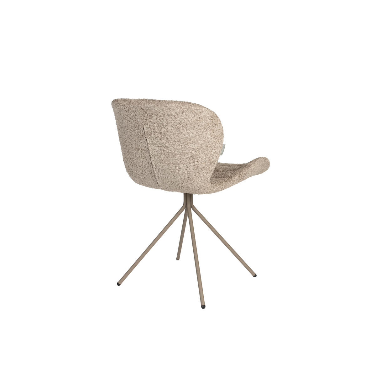 ESSZIMMERSTUHL OMG Beige - 2 er Set - Beige, Textil (51/79/59cm) - Zuiver