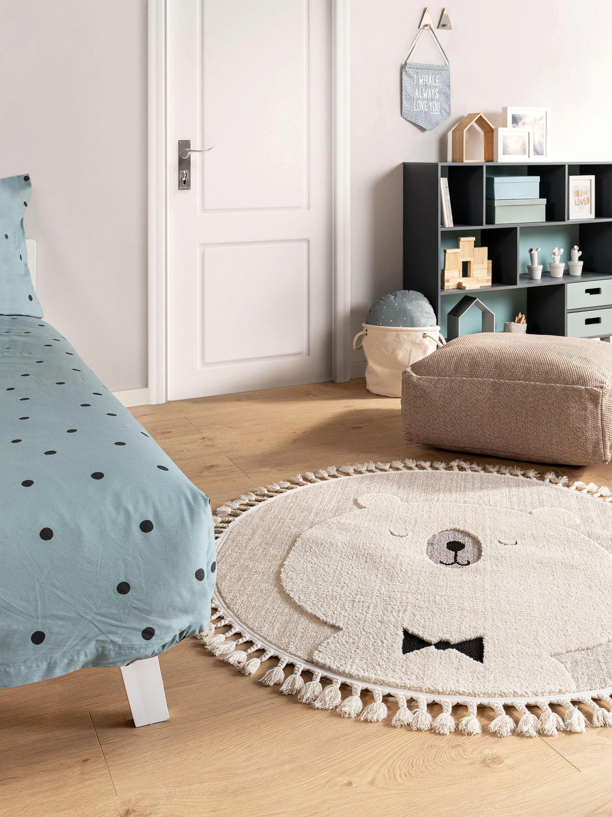 KINDERTEPPICH Momo Cream ø 120 cm rund - Creme, Textil (120/120cm) - Lytte