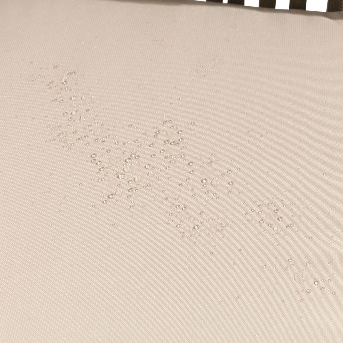 GARTENLOUNGE KULO 4er Set champagne - Champagner, Textil - IDIMEX