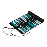 BACKGAMMON - Multicolor, Kunststoff (4/4cm) - Relaxdays
