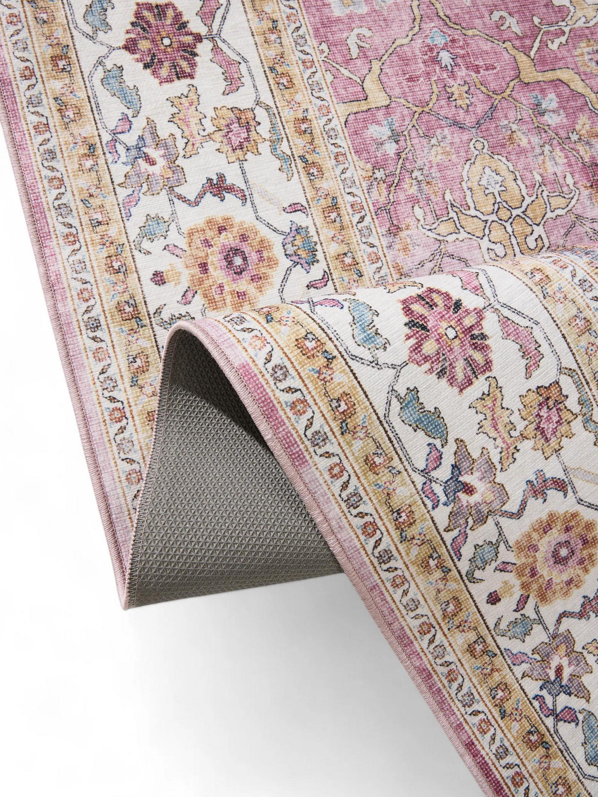 TEPPICH Laury Rosa 200x300 cm - Rosa, Kunststoff/Textil (200/300cm) - benuta Pop