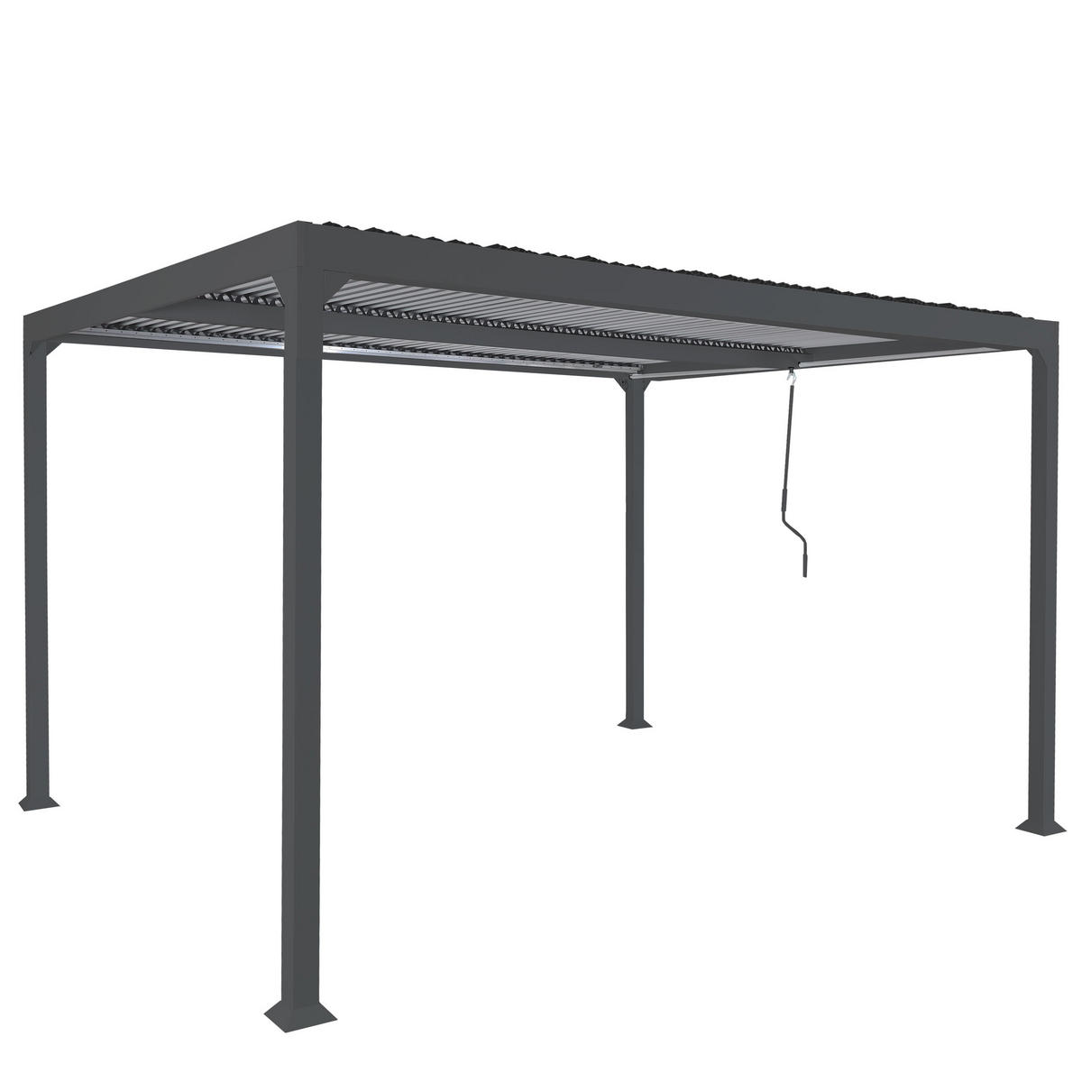 PERGOLA Anthrazit - Anthrazit, Metall (306/224/368cm) - MCW