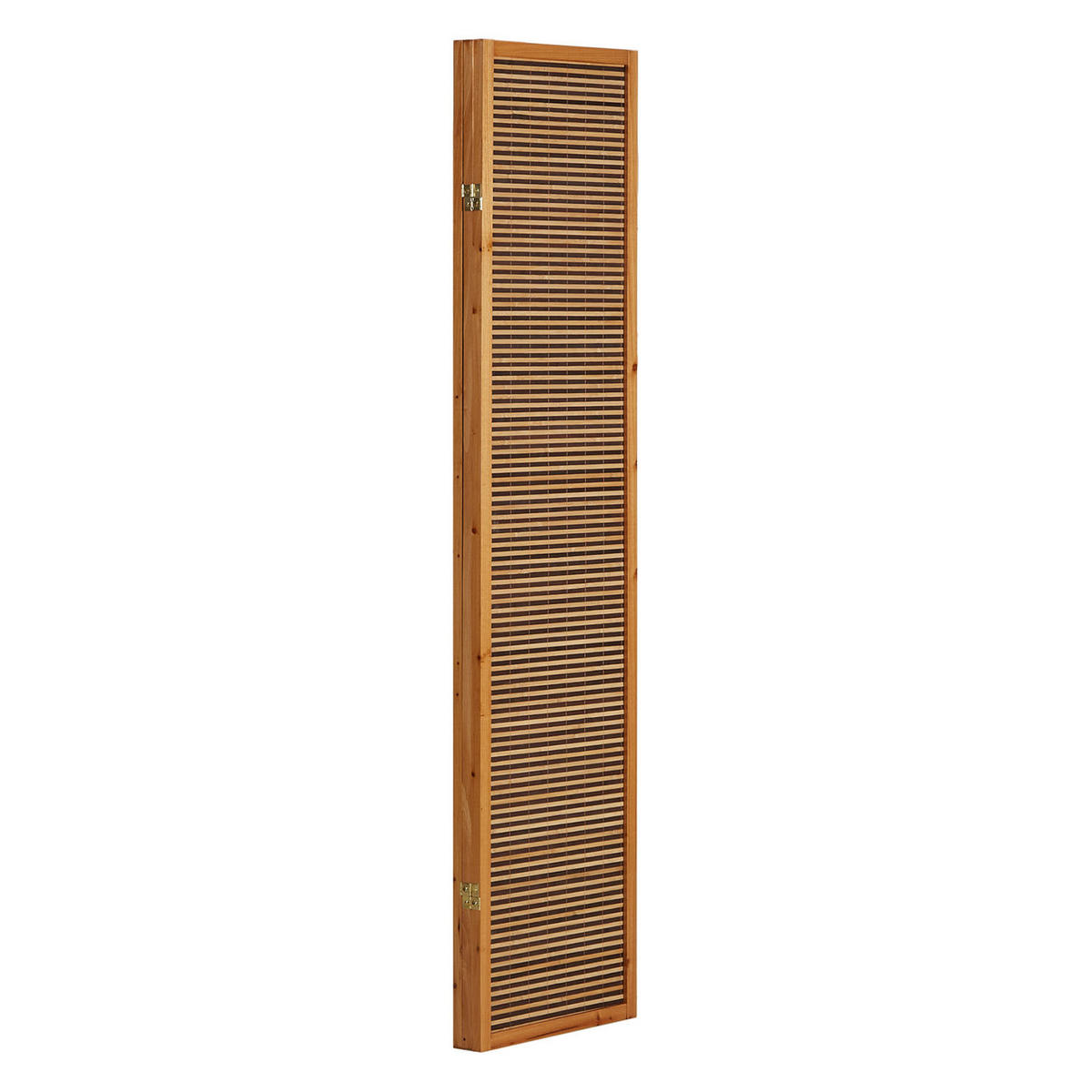 PARAVENT 3-tlg. 132/175 cm Braun Bambuslamellen - Braun, Holz (132/175/2cm) - Homestyle4u