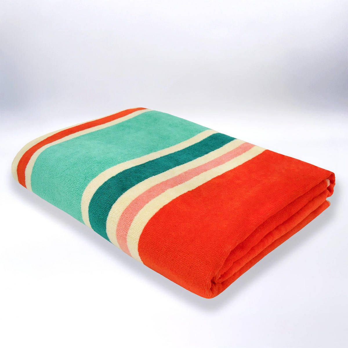 STRANDTUCH aus Veloursfrottee Jacquard Mehrfarbig 140x180 400g/m² - Malaga - Multicolor, Textil (140/180cm) - LE COMPTOIR DE LA PLAGE