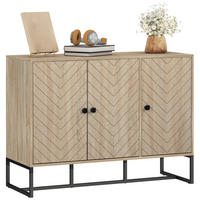 SIDEBOARD Eiche-Optik, 2 Türen, 108/40/80 cm - Eichefarben, Holz (108/80/40cm) - PANGIVO