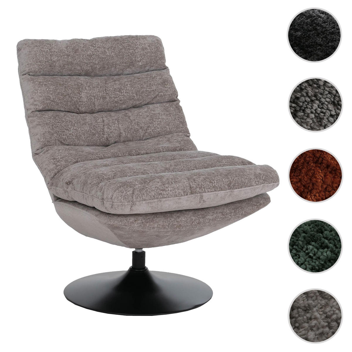 LOUNGESESSEL Beige - Beige, Textil (72/91/90cm) - MCW