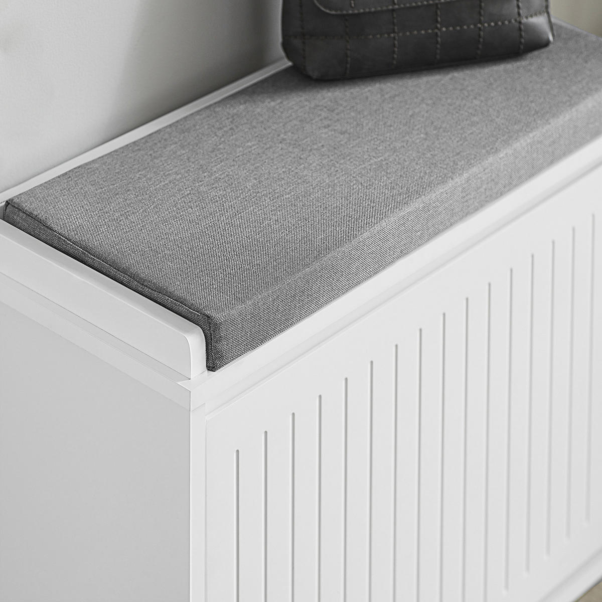SCHUHSCHRANK Weiß - Weiß, Holzwerkstoff (62/46/26cm) - SoBuy