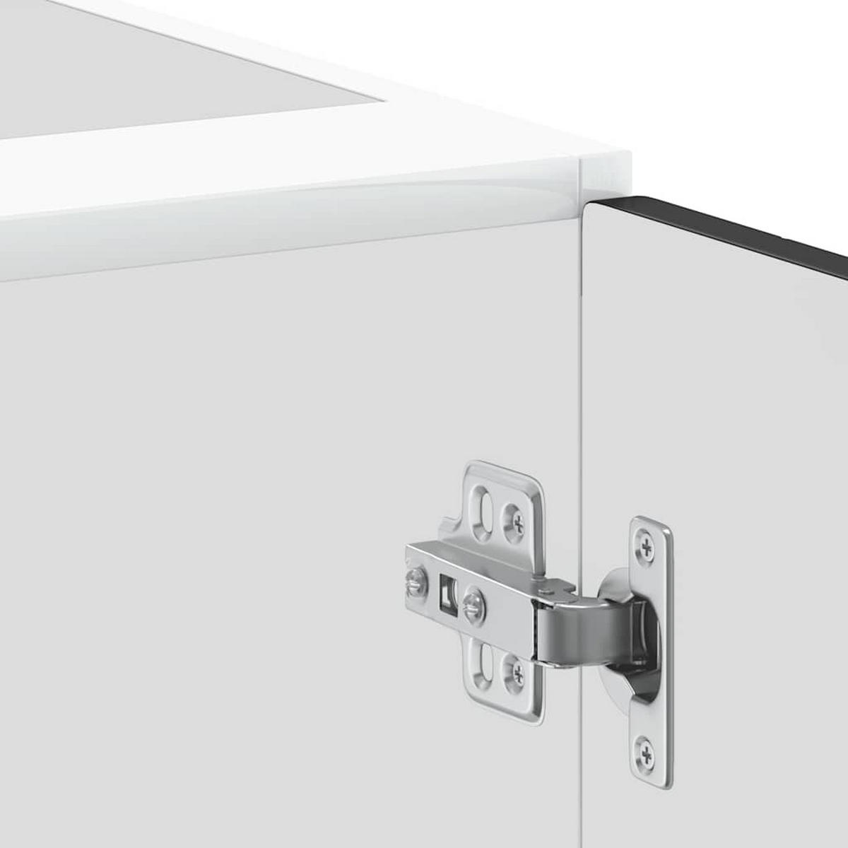 KÜCHENUNTERSCHRANK Porto Schwarz Holzwerkstoff - Schwarz, Holzwerkstoff (46/81.5/60cm) - vidaXL
