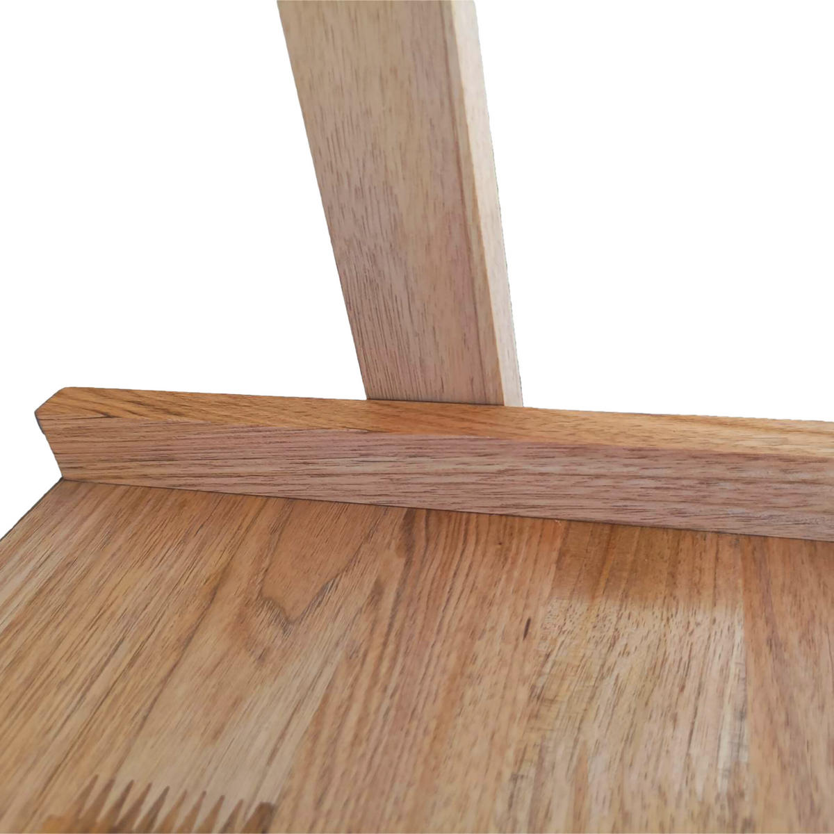 LEITERREGAL Natur 5 Ablagen - Hellbraun, Holz (56/189/33cm) - Relaxdays