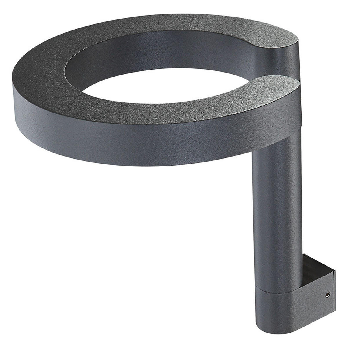 LED AUSSEN-WANDLEUCHTE ALU Grau Satiniert - Anthrazit, Metall (20/22/22.5cm) - Globo Lighting