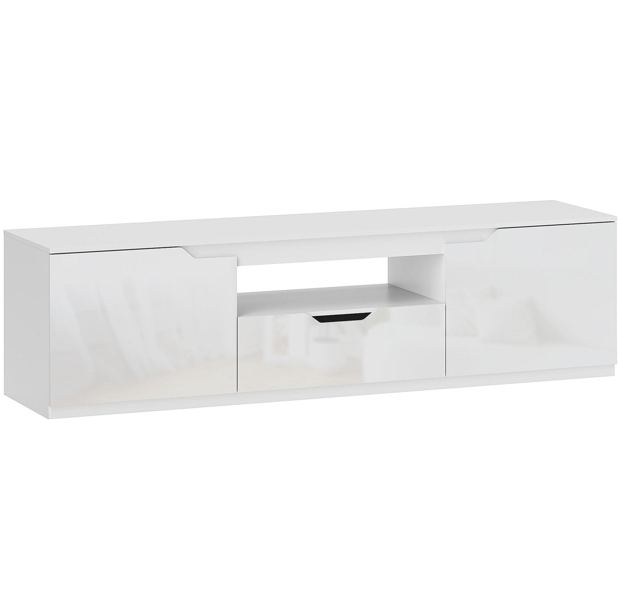 Ivmeu Tv-Lowboard Weiß 160x43x38 cm