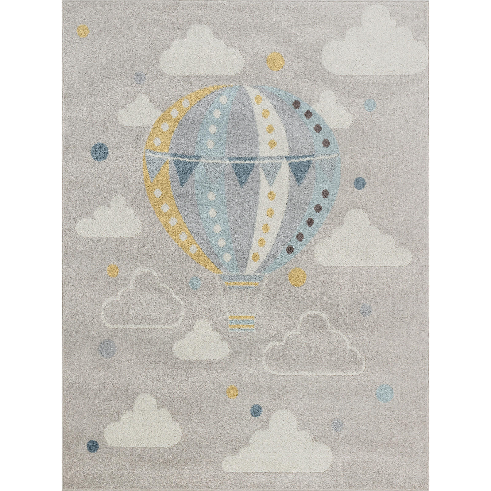 KINDERTEPPICH 160/213 cm Mehrfarbig - Multicolor/Grau, Naturmaterialien/Textil (160/213cm) - LIVABLISS