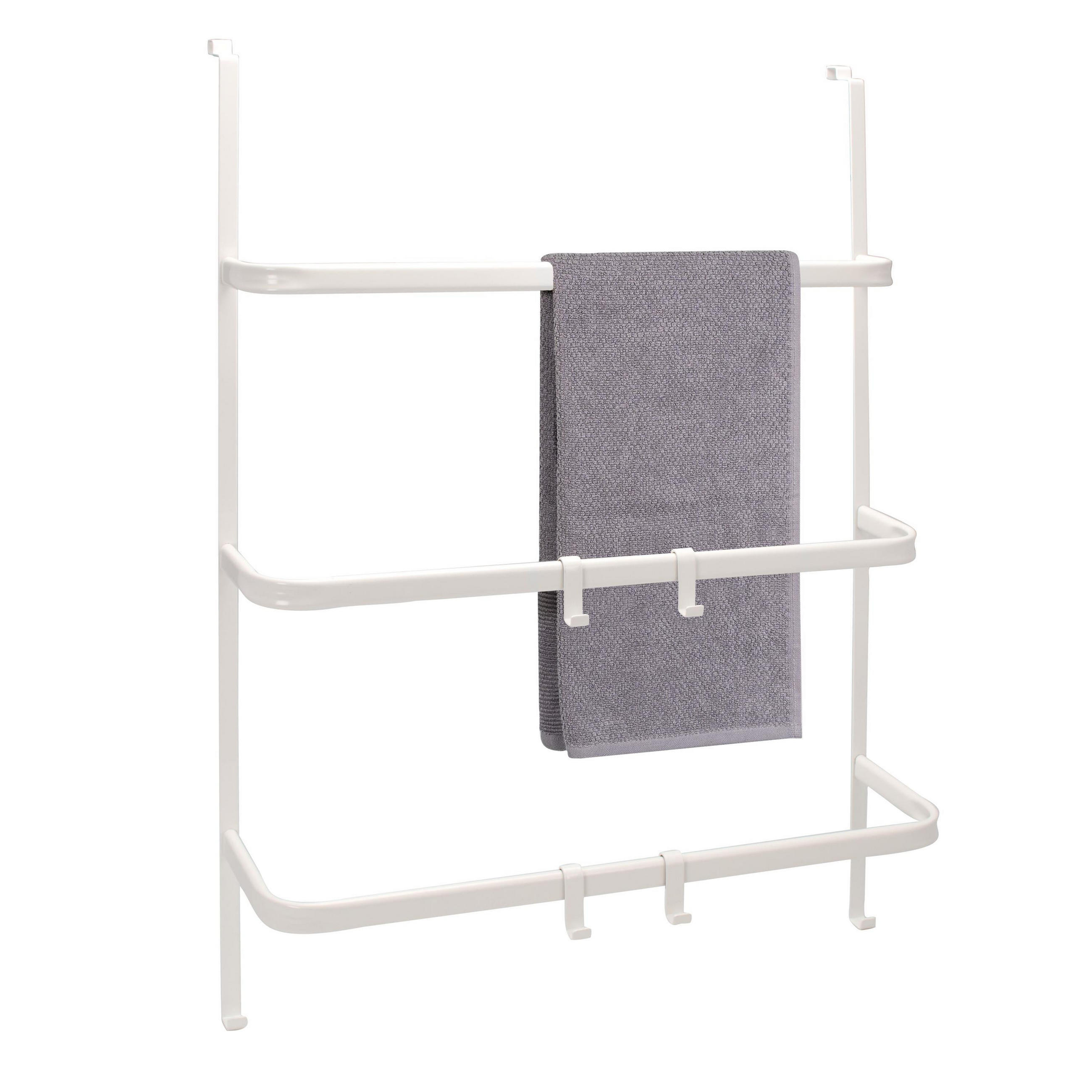 TÜR-HÄNGEREGAL, weiß, Metall - Weiß, Metall (65/86/17cm) - bremermann
