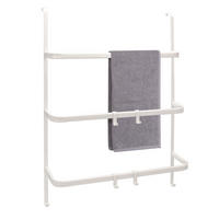 TÜR-HÄNGEREGAL, weiß, Metall - Weiß, Metall (65/86/17cm) - bremermann