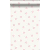 TAPETE Punkte 53 cm x 10.05 m - Pink, Papier (53/0.1cm) - Origin Wallcoverings
