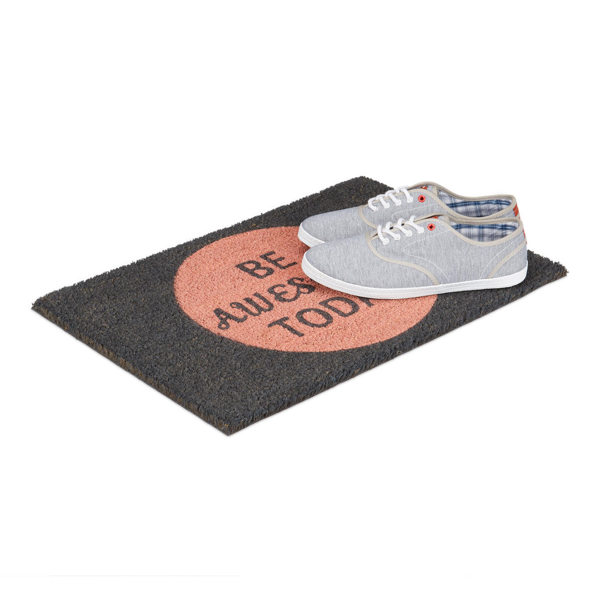 FUSSMATTE - Multicolor, Kunststoff/Textil (60/40cm) - Relaxdays