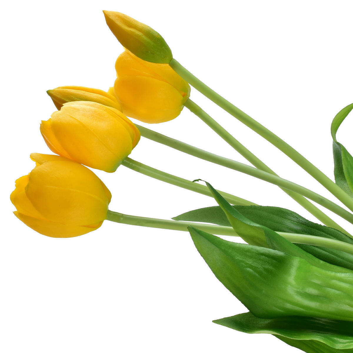 KUNSTBLUME Virdis Tulpen Gelb 40/40/40 cm Kunstoff - Gelb, Kunststoff (40cm) - Mondex
