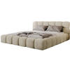 POLSTERBETT Bizu Lattenrost 200x200 BIZU Beige - Beige, Holzwerkstoff (200/200cm) - Compleo24