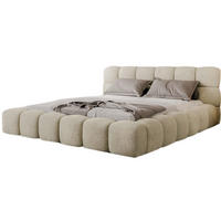 POLSTERBETT Bizu Lattenrost 200x200 BIZU Beige - Beige, Holzwerkstoff (200/200cm) - Compleo24