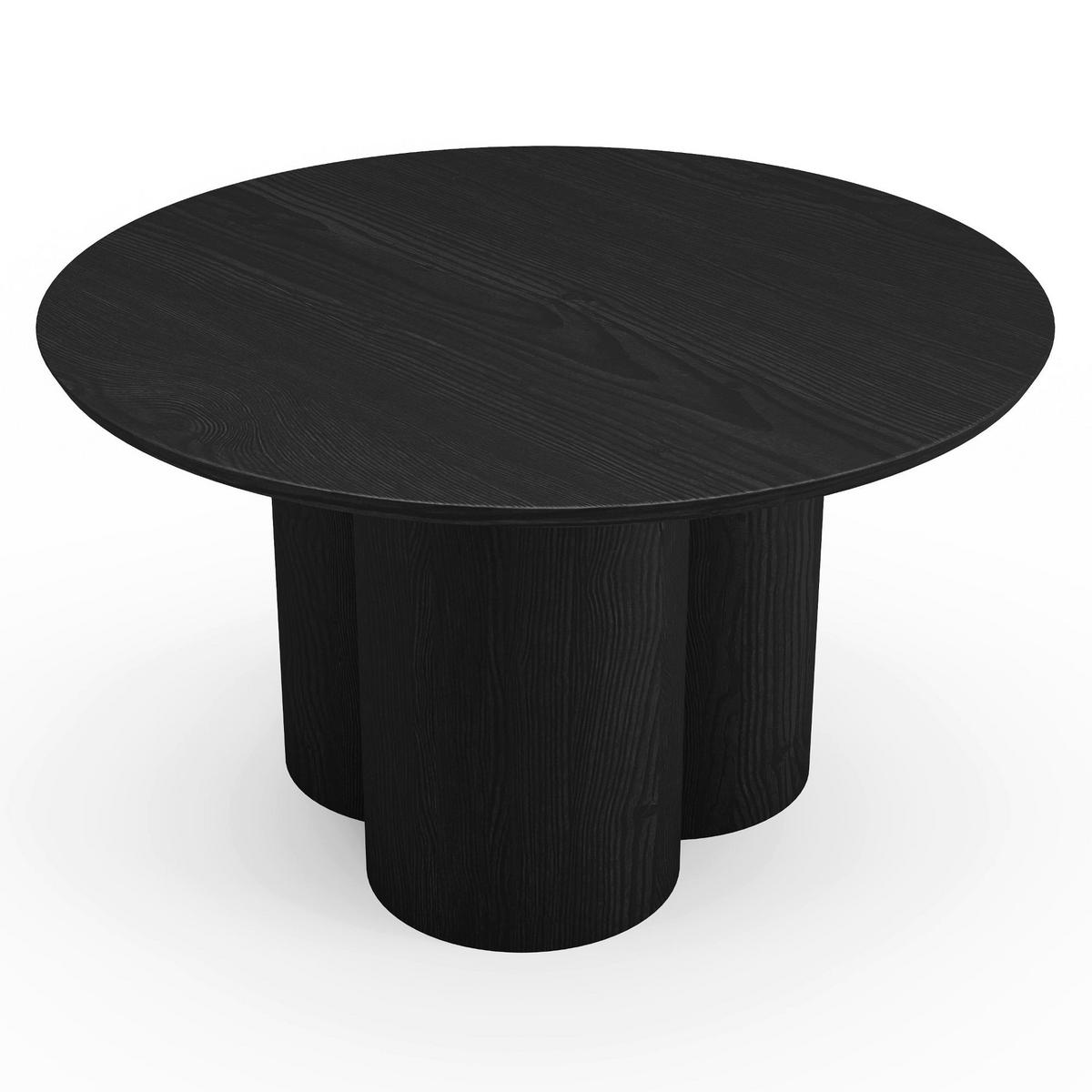 COUCHTISCH Sperrholz Schwarz 78cm - Schwarz, Holz (78/78/35cm) - Sia Home