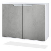 KOMMODE Sylt Beton Oxid Optik - Hellgrau, Holzwerkstoff (92.5/73.5/35cm) - Vladon